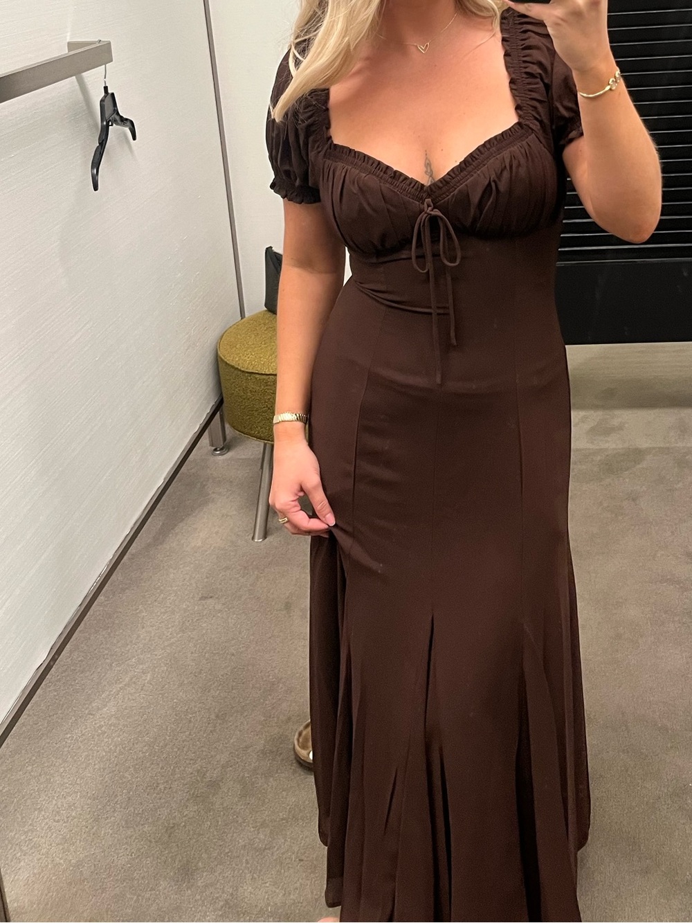 Wayf Dark Chocolate Women's dress